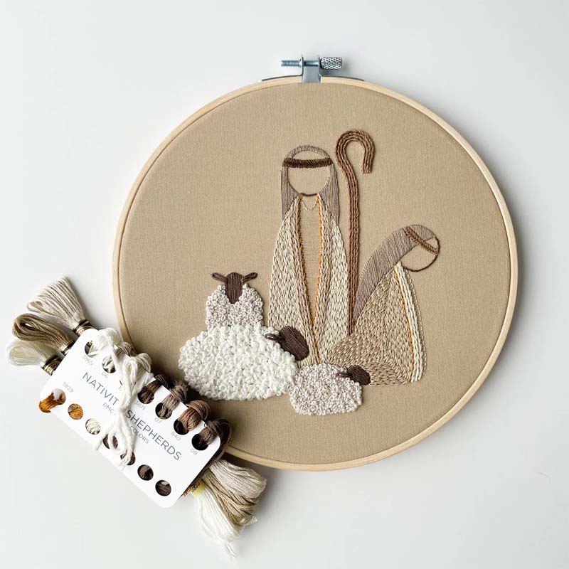 Nativity Scene Embroidery Kit