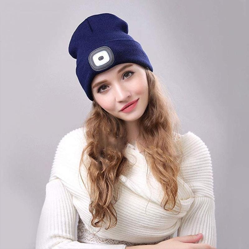 (NEW YEAR GIFT SALE- 49% OFF)🔥Led Knitted Beanie Hat🎁Buy 2 FREE SHIPPING