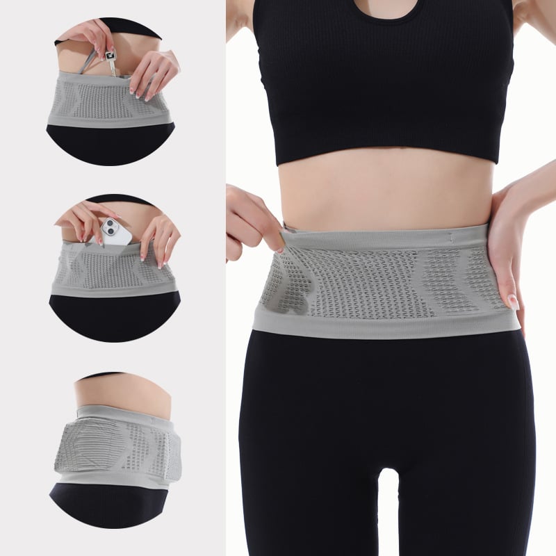 Last Day Promotion 48% OFF - Multifunctional Knit Breathable Concealed Waist Bag