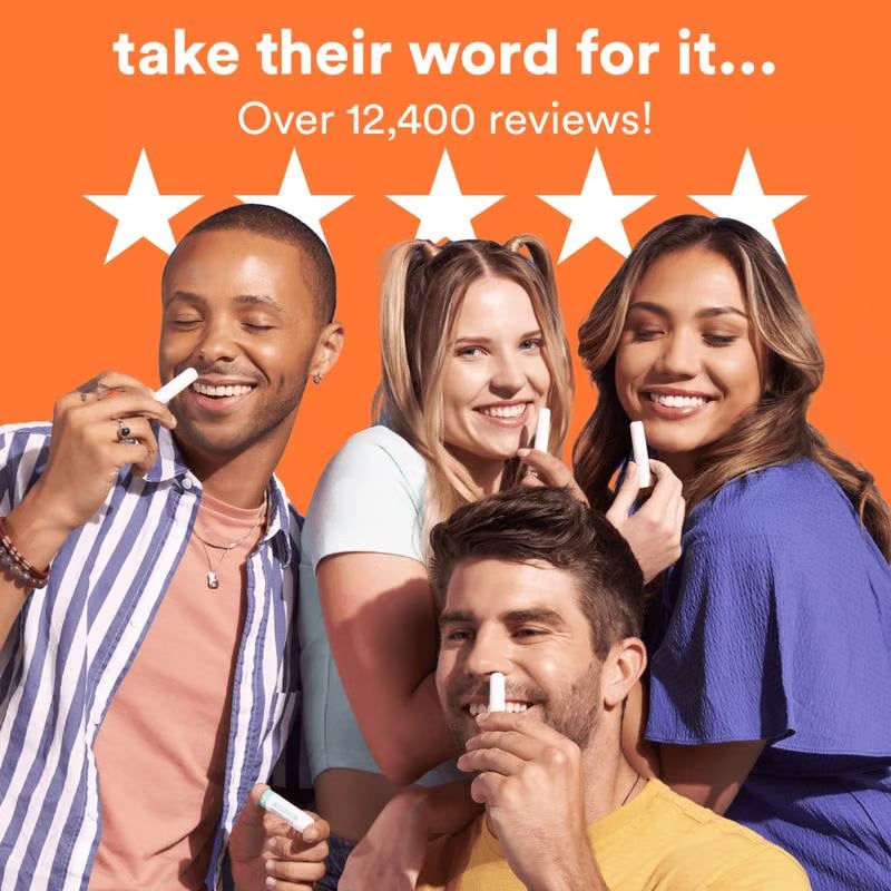 🔥Last Day Special 49% OFF🔥-Nasal Stick：Free Your Nose | Featured on SharkTank | Powerful Essential Oils with Vapor Flow Technology | Breathe In Life