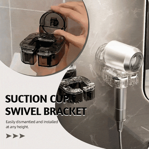 🔥Last Day 50% OFF🔥 - 🧼🧼Rotating Hair Dryer Rack Punch-Free
