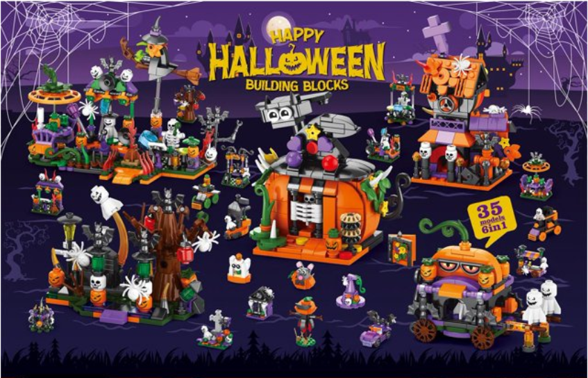 🔥Halloween Sale !!!  49% OFF - Advent Calendar Kids Halloween Building Blocks (BUY 2 GET FREE SHIPPING)