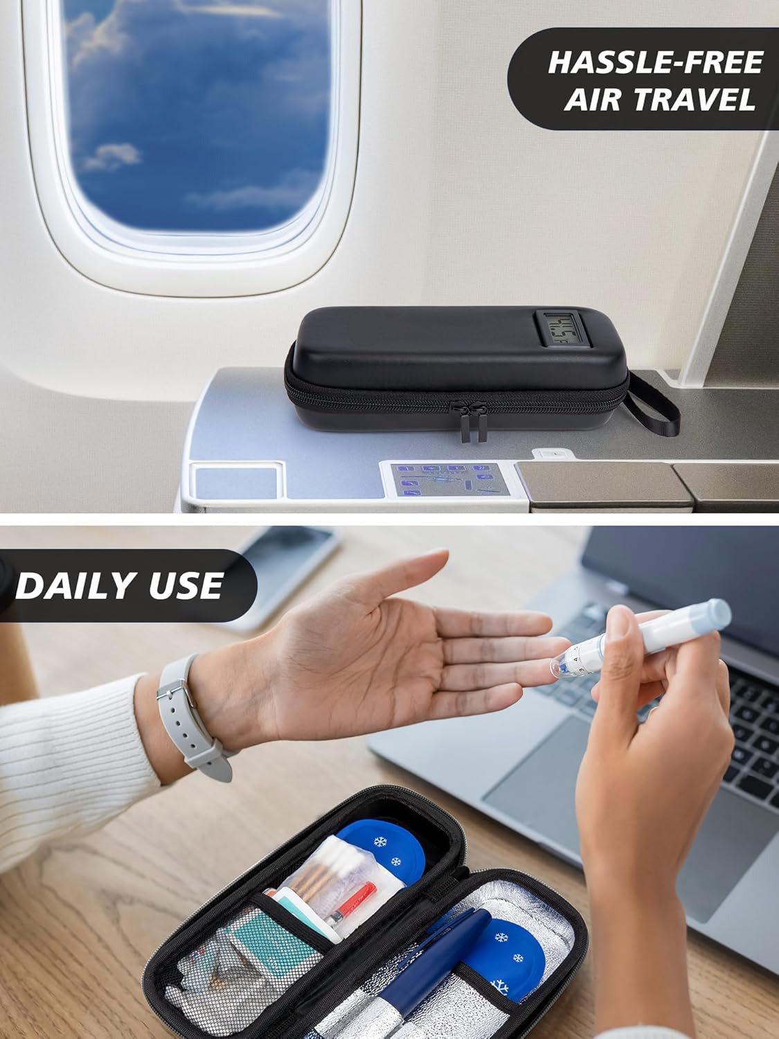 🎁TikTok Last Day Sale - 70% OFF🔥Insulin Cooler Travel Case with Temperature Display