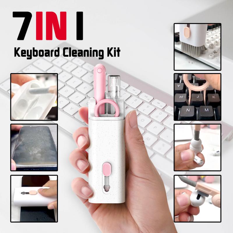 (🌲Hot Sale- SAVE 49% OFF)7-in-1 Electronics Cleaner Kit (with Cleaning Fluid), BUY 2 GET 1 FREE NOW!