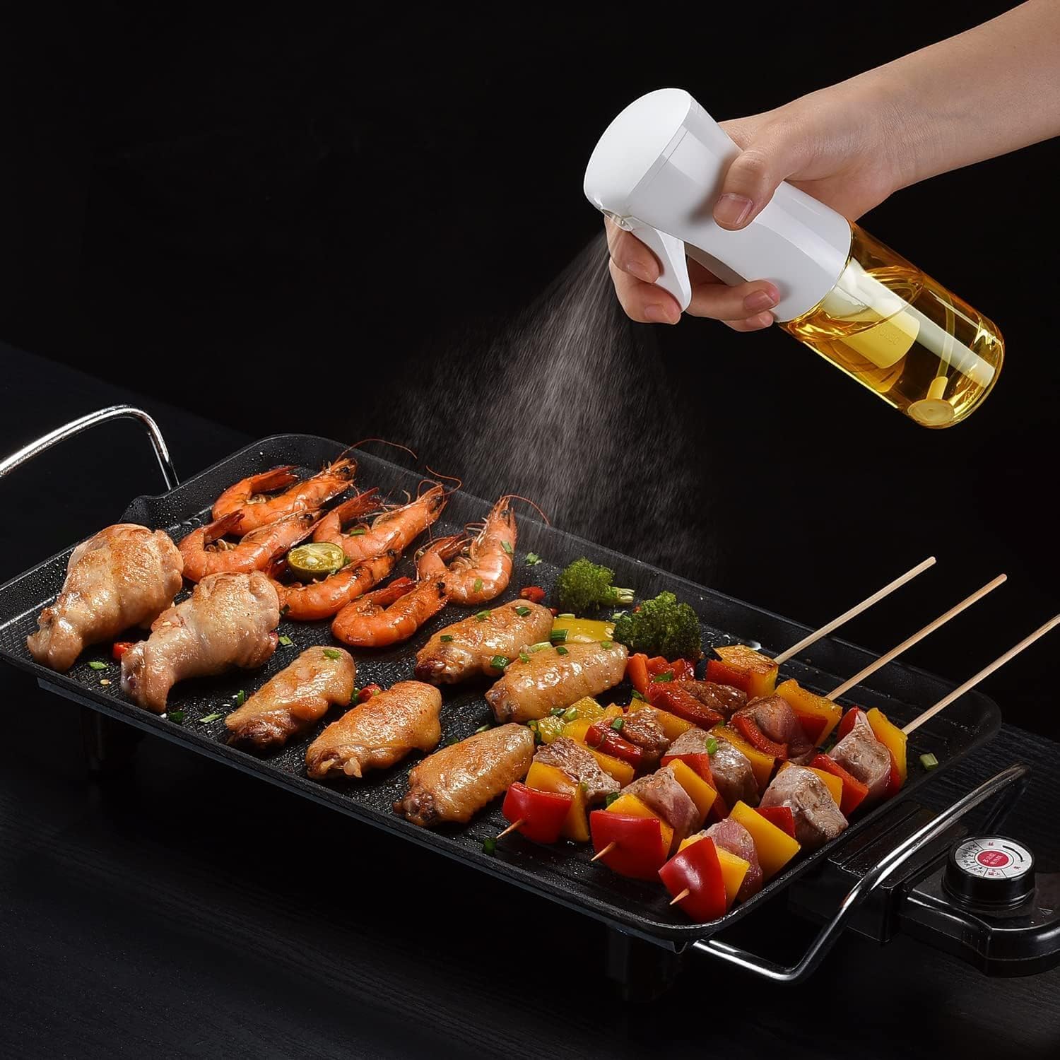 (🎁Early Christmas Sale 50% OFF) Oil Sprayer for frying steak, grilling, baking, salad, air fryer