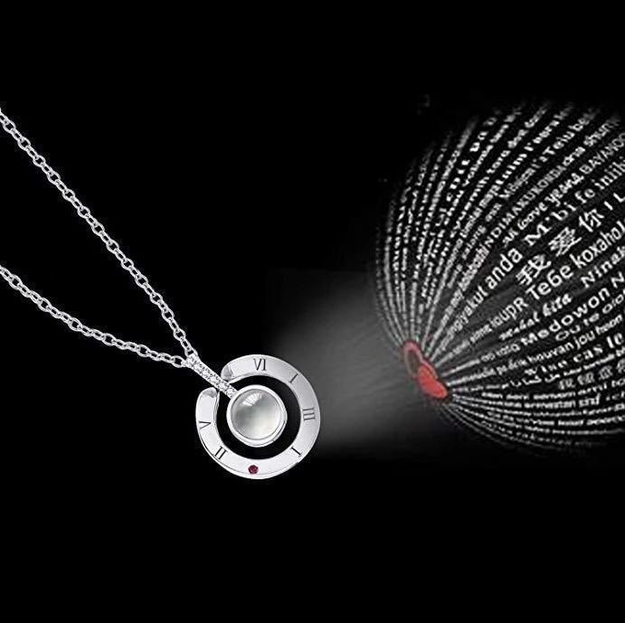 100 Languages, Love Necklace,Love Ring