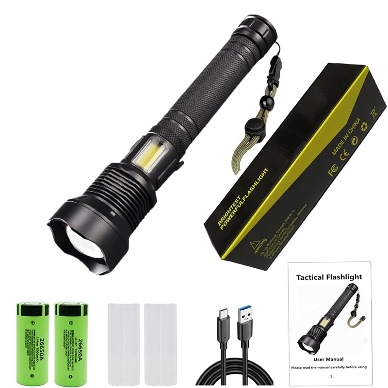 ✨Last Day Promotion - 70% OFF🎁🎄High Brightnees Tactical Flashlight🔥Buy 2 Free Shipping