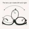 180° Rotating Lens Makeup Reading Glasses
