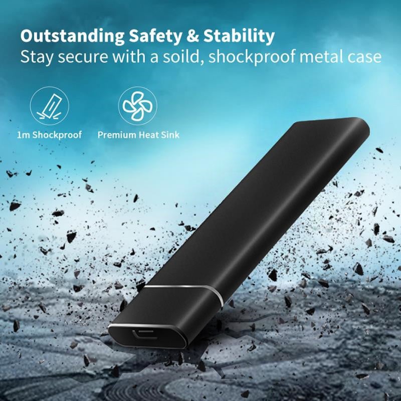 🔥Clearance Sale- 70% OFF🔥 Ultra-high-speed external SSD- Portable laptop desktop large- Capacity mobile solid state drive