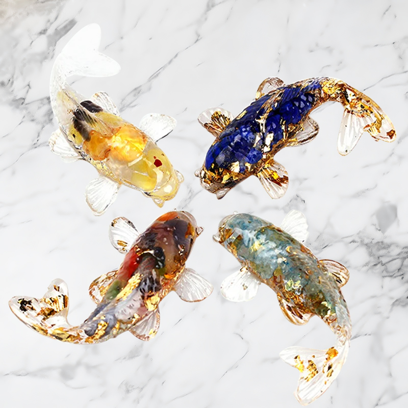 🔥Handmade Natural Crystal Koi - Buy 4 Get Extra 20% Off