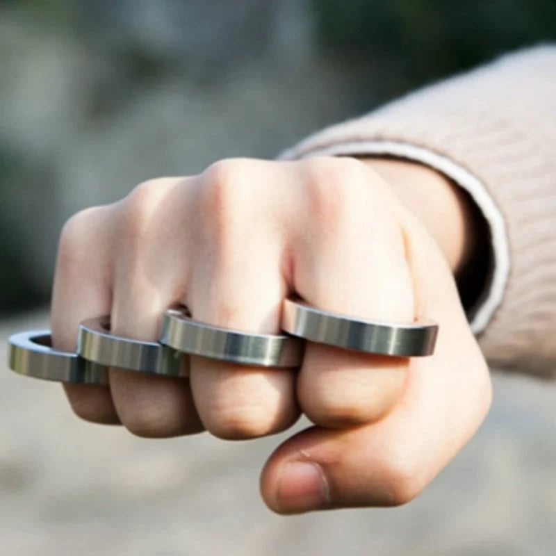 (🔥Last Day Promotion 50% OFF)👊Stainless Steel Outdoor Rotatable Folding Ring👊