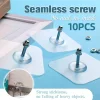 Christmas Hot Sale 48% OFF - Adhesive Wall Mount Screw Hooks(10 PCS)