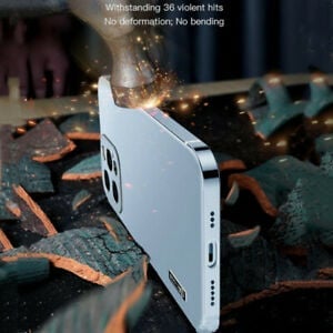 📱2023 Blue Metal Frame Matte Case Cover For iPhone(🔥BUY 2 FREE SHIPPING🔥)