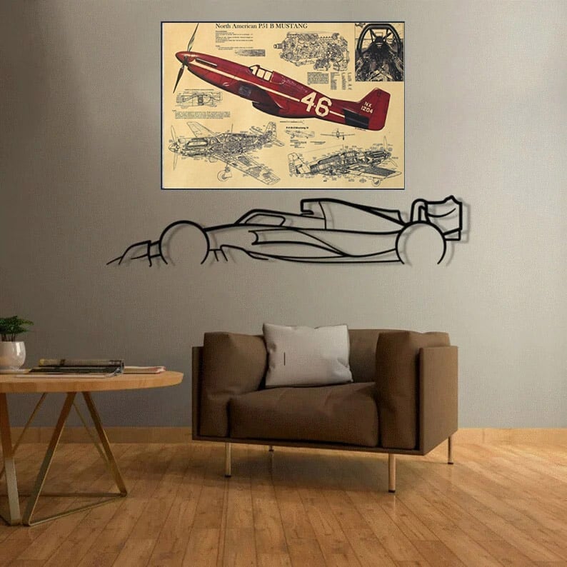 🔥LAST DAY 49% OFF - 🛩️✨P51 B MUSTANG  Art Antique Poster