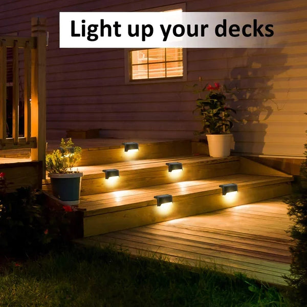 🔥Last Day Promotion 50% OFF🔥LED Solar Lamp Path Staircase Outdoor Waterproof Wall Light🔥BUY MORE SAVE MORE