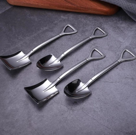 (New Year Sale-50% OFF) Stainless Steel Shovel Spoon, Fork For Free Gift (1 SET/3 PCS)