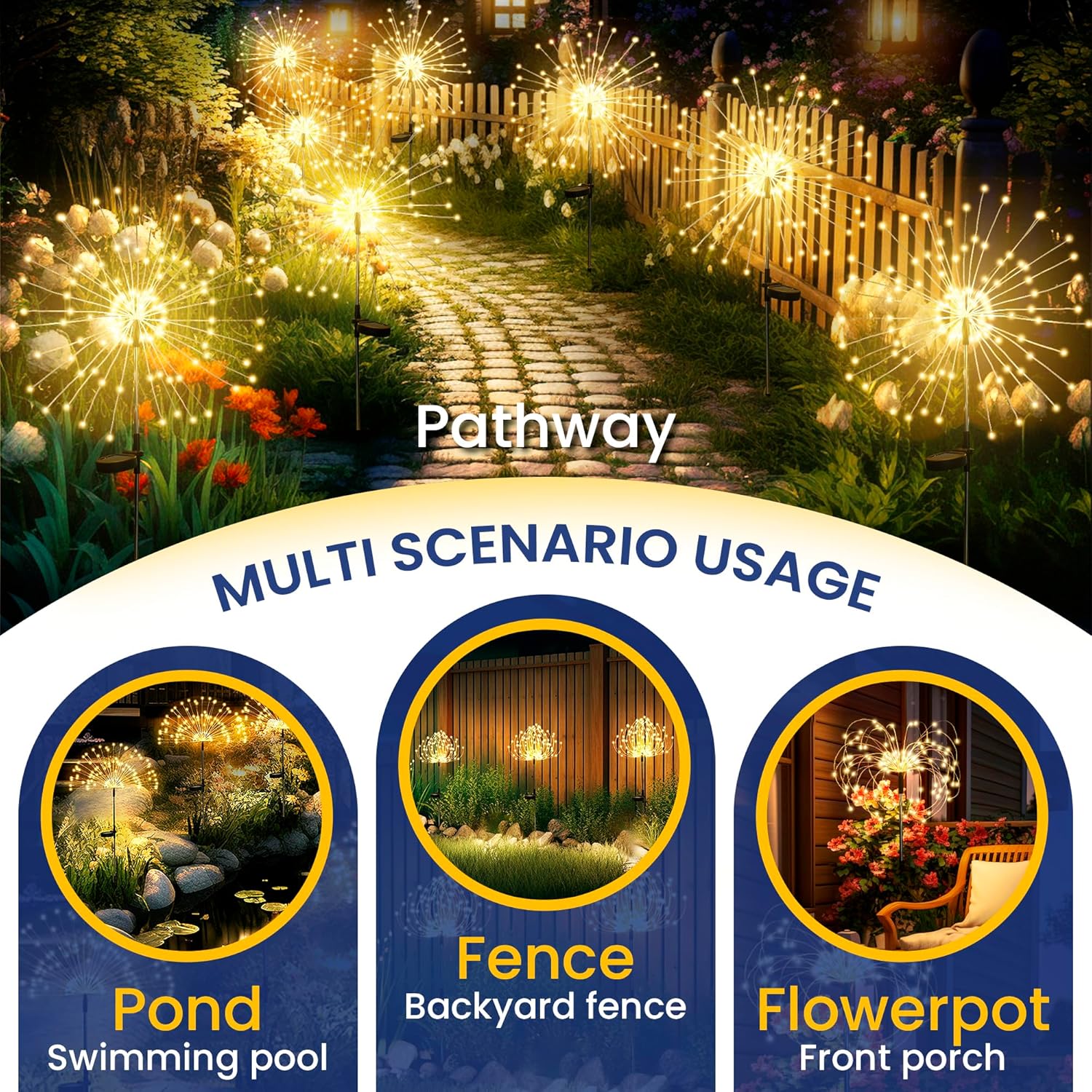 💥LAST DAY SALE 50% OFF💥Solar Garden Lights