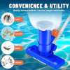 ☀️Summer Pool Essentials 49% OFF💦pgrade Portable Pool Vacuum Jet Underwater Cleaner with Brush💦