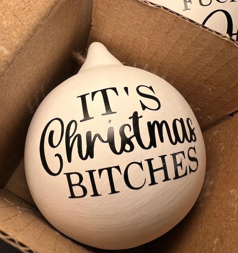 🎄 Early Christmas Sale 🎁Christmas Funny Offensive Bauble-Rude Baubles 1