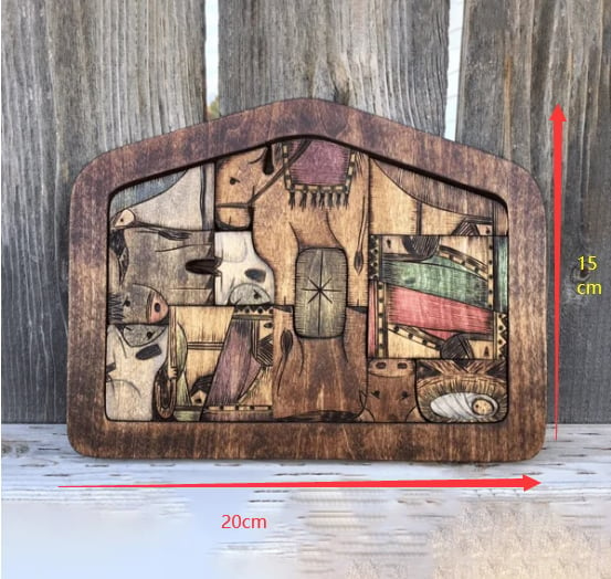 💓Nativity Puzzle - Unique Wooden Design