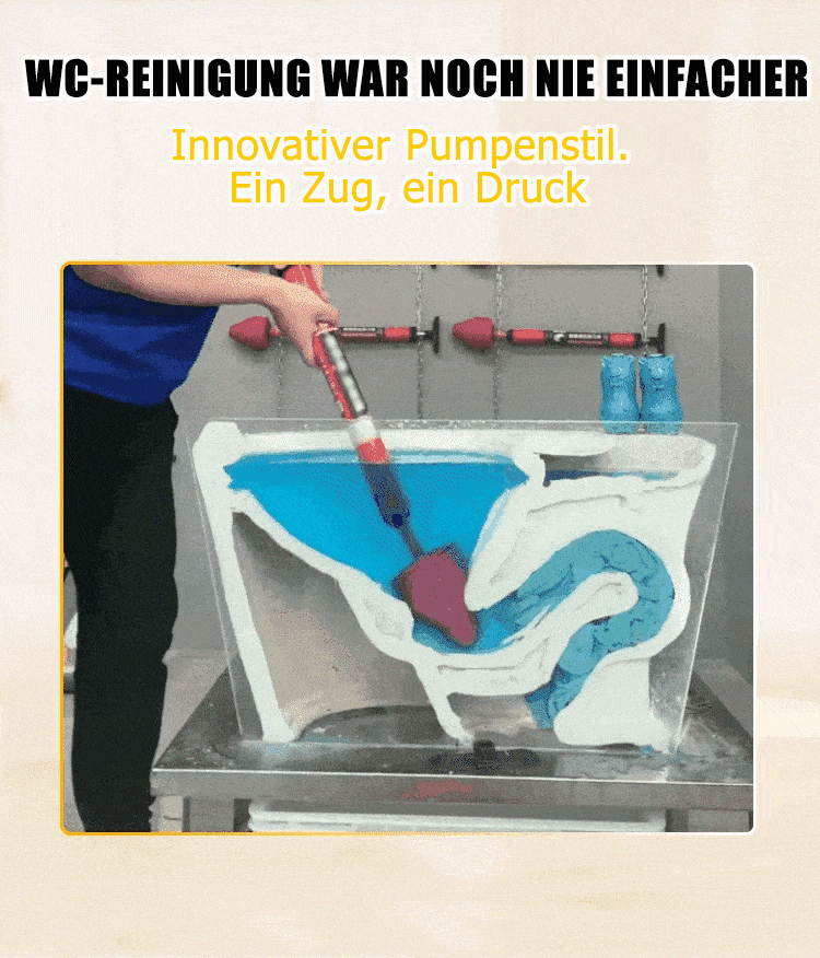 🔥Letzter Tag 49% Rabatt🔥Hochdruck-Toiletten-Rohrreiniger – Ein-Klick Power-Schuss gegen Verstopfungen