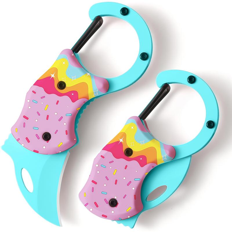 🍩 Pink Donut Pocket Knife