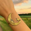 ⏰LAST DAY SALE 50% OFF💥Star And Moon Pattern Open Bracelet⚡BUY 2 FREE SHIPPING