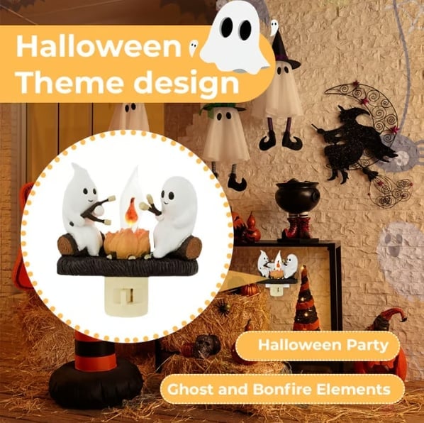 Last Day 50%OFF🔥2025 Ghost Campfire Nightlight👻✨