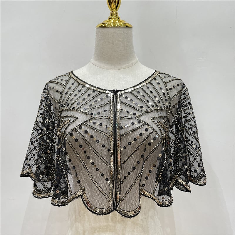 🎁TikTok Last Day Sale - 70% OFF🎉Sequin & Beaded Shawl – 5 Stunning Ways to Style It!