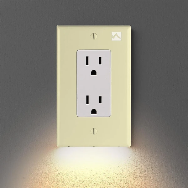 🔥Factory Outlet🔥 - Wall Plate With Led Night Lights(Buy 7 Free Shipping）