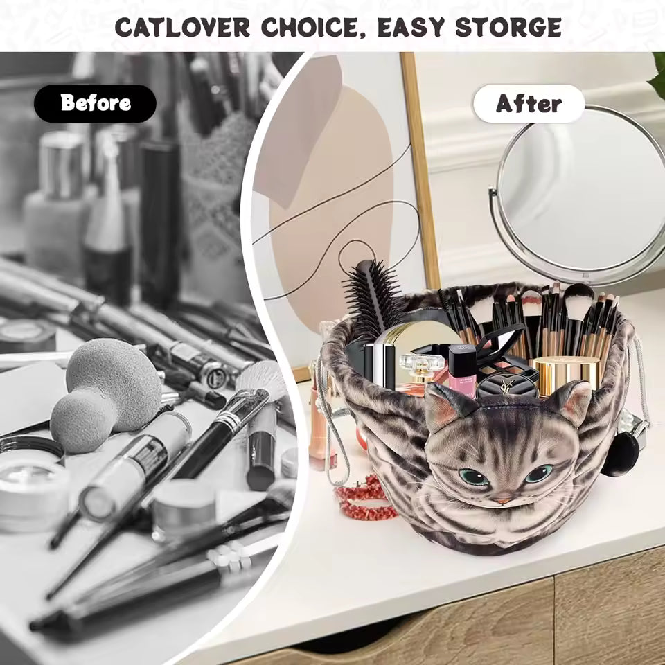 💥LAST DAY SALE 50% OFF💥Cute Cat Shape Storage Bag⚡BUY 2 FREE SHIPPING