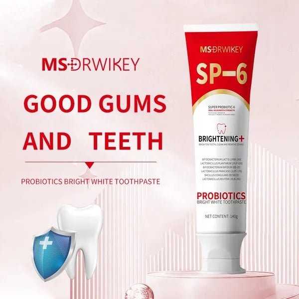 🔥Last Day Promotion 48% OFF-🎁-Super Probiotic-6 Toothpaste with 6 Probiotics