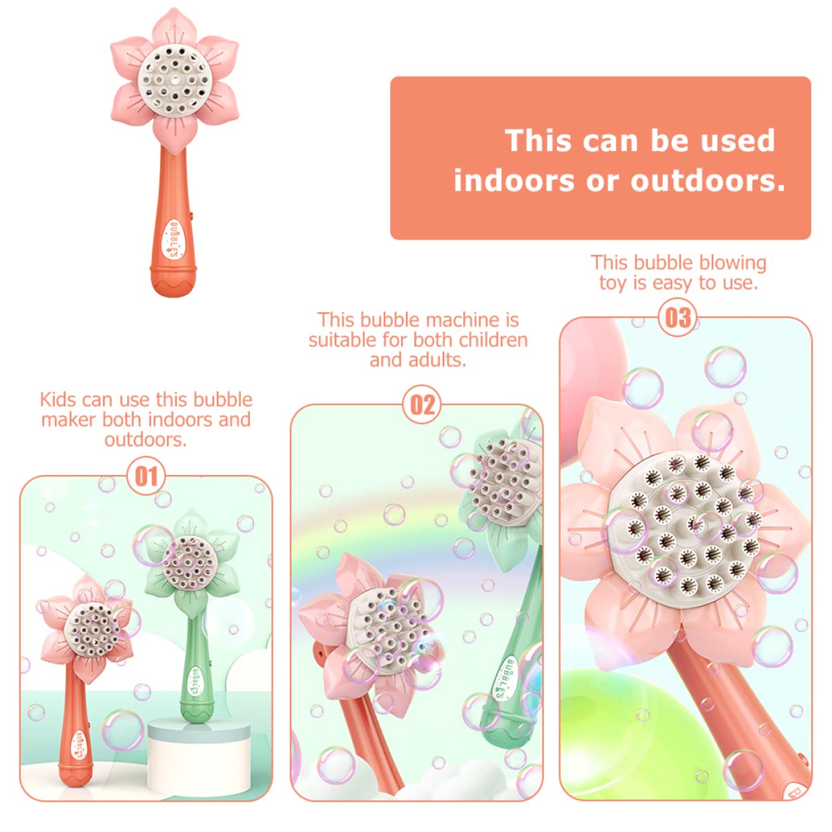 Mother's Day Limited Time Sale 70% OFF💓2023 New 23-hole Bubble Machine🔥 (Bubble Water Include)