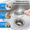🔥Letzter Tag 50% RABATT – Verbessertes 3-in-1-Abflusssieb für die Küchenspüle