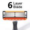 48-Piece Men's Razor Blade Replacement Set with Free Handle - Ultra Sharp Stainless Steel Blades for Smooth Shaving