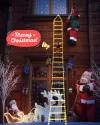 🎄TikTok Christmas Sale - 70% OFF✨LED Ladder Lights with Climbing Santa Claus