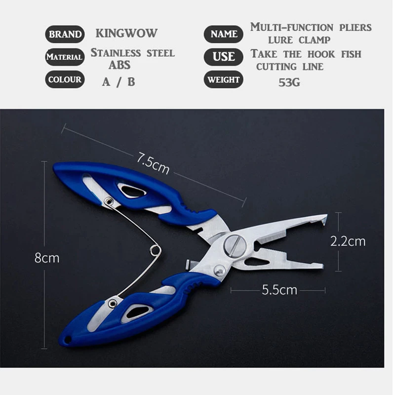 (Early Christmas Sale- 50% OFF) Multifunction Fishing Plier Scissor- BUY 5 FREE SHIPPING & Extra 20 OFF%