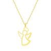 🔥Handmade 24K Gold Guardian Angel Charm Necklace - Ready to Ship