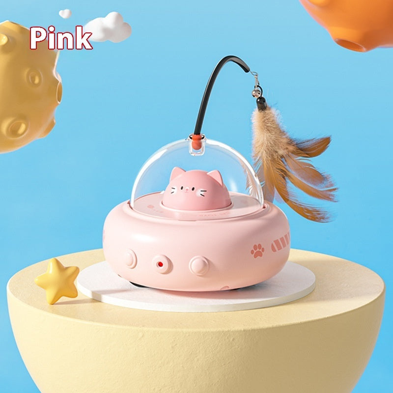 🔥Last Day Promotion 70% OFF🔥Smart Electric UFO Cat Teaser Toy