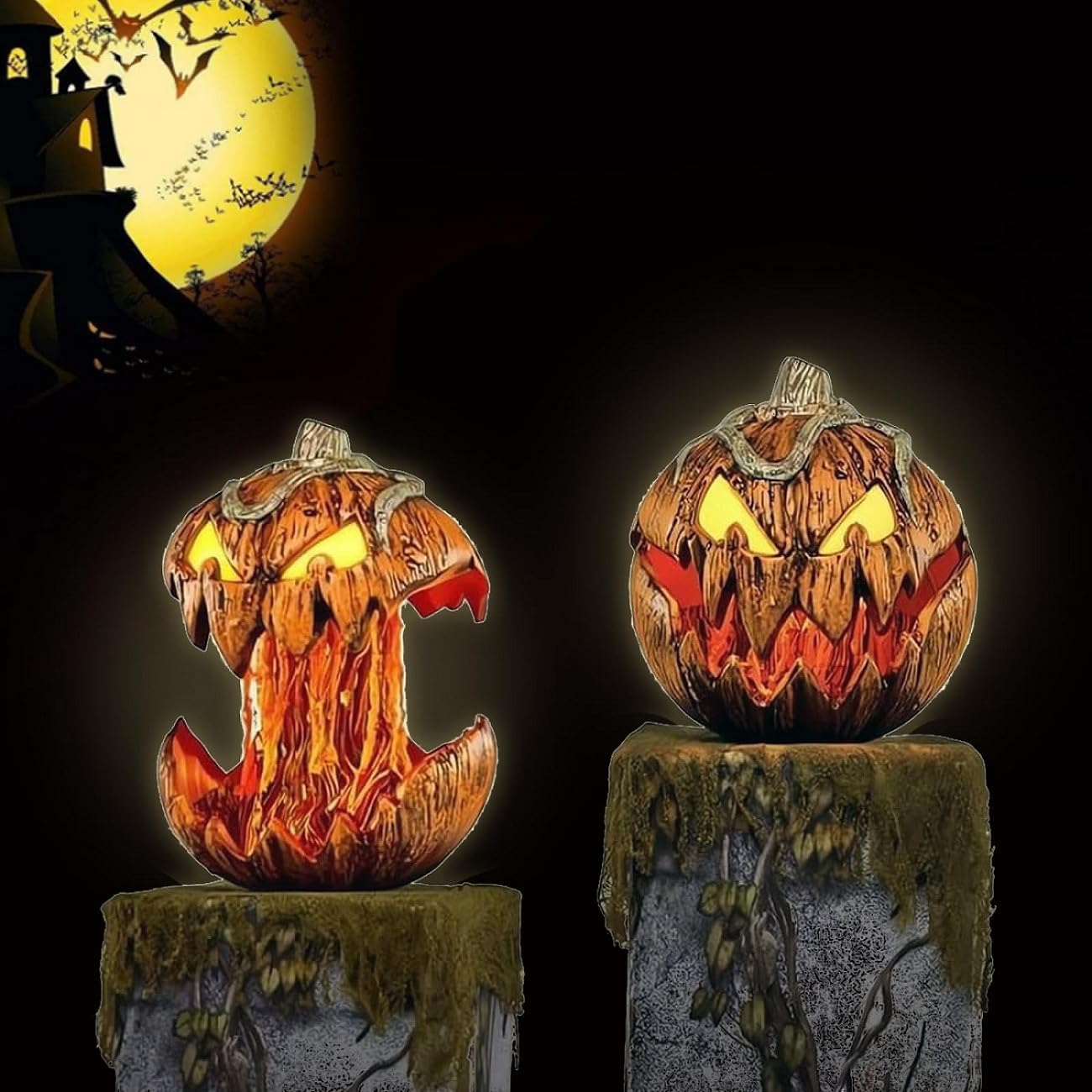 🔥Halloween Presale 50% OFF-🎃Halloween Scary Pumpkin Lights