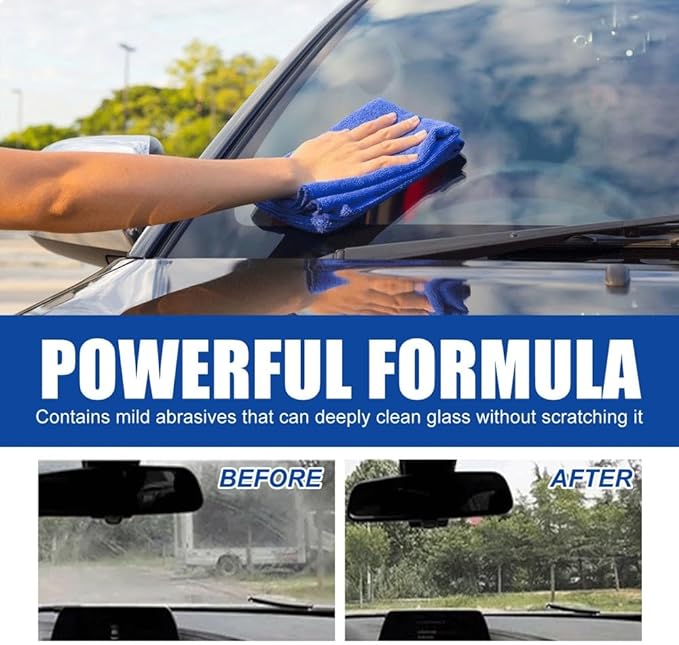 🔥Last Day Promotion - 70% OFF🔥2 In 1 Car Oil Film Cleaner