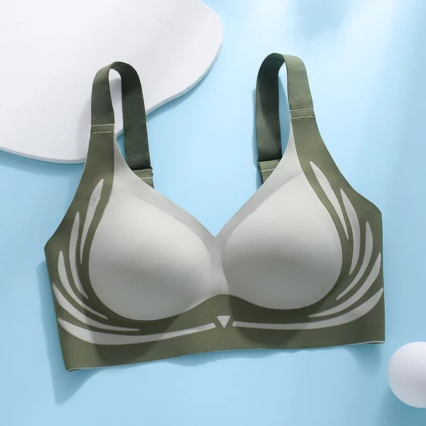 🎁Last Day 50% Off - Super gather bra | Wireless Push-up Bra👍No more sagging breasts