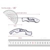 Stainless steel folding mechanical magic knife