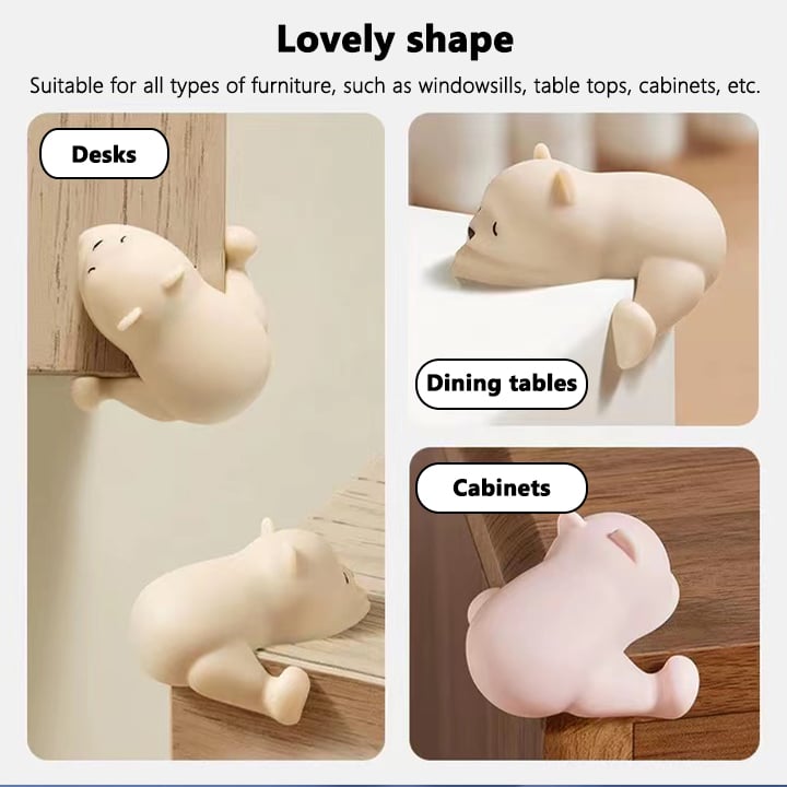 (🔥HOT SALE TODAY - 50% OFF) Cartoon Animal Baby Safety Table Corner Protector(4 pcs/1set)