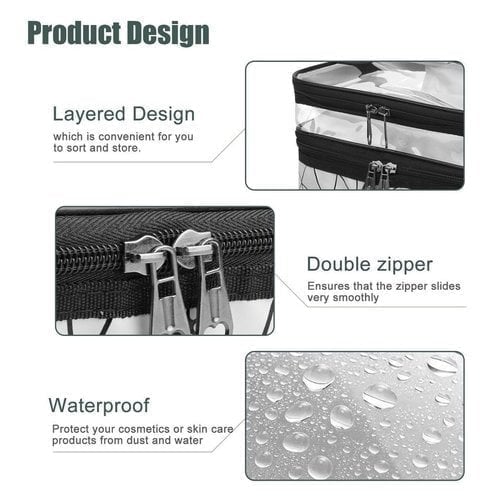 🔥 🔥2023 Pre-sale Limited Edition Double-layer Cosmetic Bag