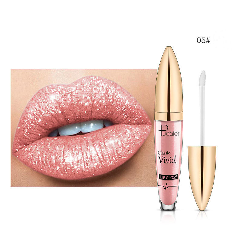 (🎃HALLOWEEN PRE SALE -48% OFF) Diamond Lip Gloss Matte To Glitter Liquid Lipstick Waterproof