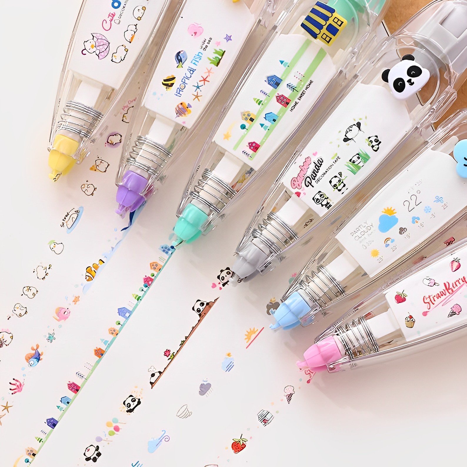 (🌲EARLY CHRISTMAS SALE - 50% OFF)DIY Cute Animals Press Type Decorative Pen