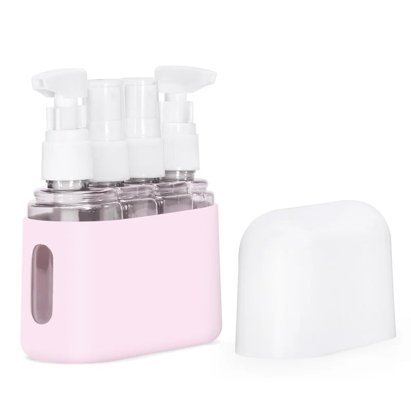 Mini Shampoo Dispenser Portable Travel Bottle Set