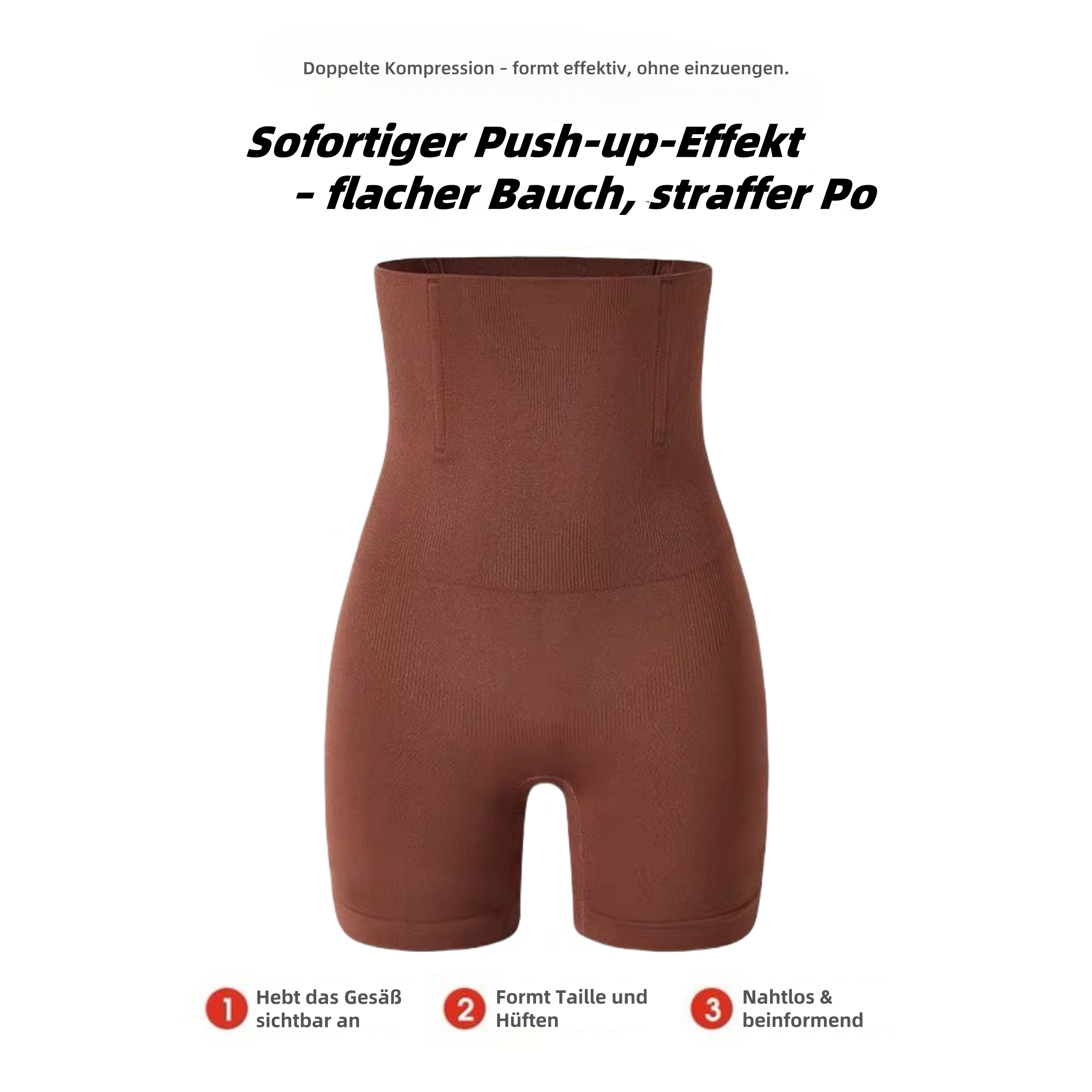🔥2025 im Kardashian-Stil🔥 Hohe Taille, Bauchkontrolle, Hip-Lift-Hose