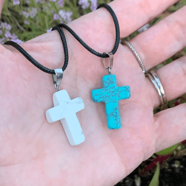 ✝️100% Handmade Crystal Cross Healing Heart